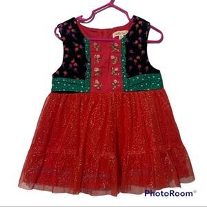 Matilda Jane Floral Glittery Top Little Girls Size 4